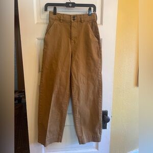 Everlane Organic Cotton Wide-Leg Double Button Trousers | size 2